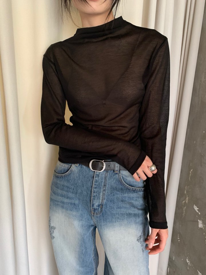 Better - Korean Women Fashion - #momslook - Losh High Neck Tee - 3
