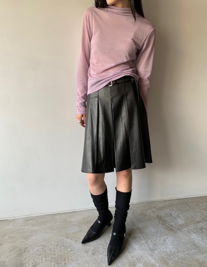 Better - Korean Women Fashion - #womensfashion - Losh High Neck Tee - 4