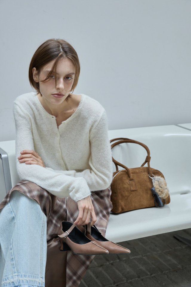 Better - Korean Women Fashion - #momslook - Muke Suede Cow Hide Bag