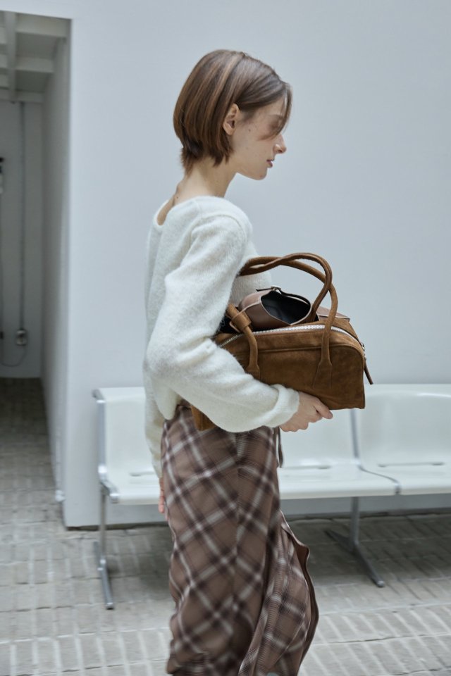 Better - Korean Women Fashion - #momslook - Muke Suede Cow Hide Bag - 9