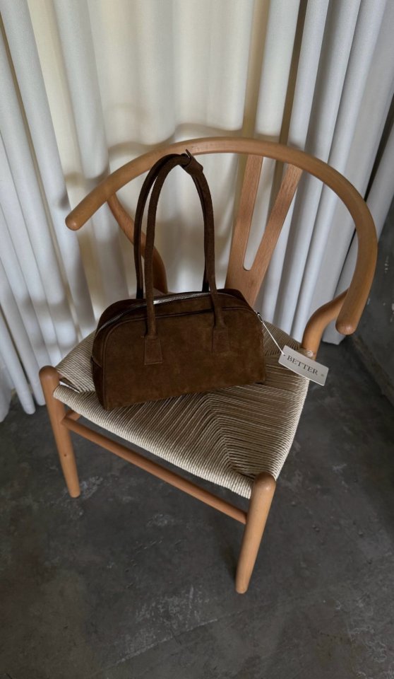 Better - Korean Women Fashion - #momslook - Muke Suede Cow Hide Bag