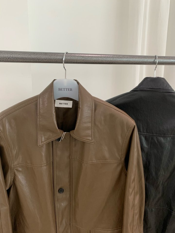 Better - Korean Women Fashion - #womensfashion - Lenno Leather Jacket - 4
