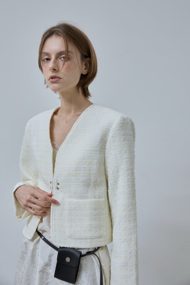 Better - Korean Women Fashion - #momslook - Hera Tweed Jacket - 3