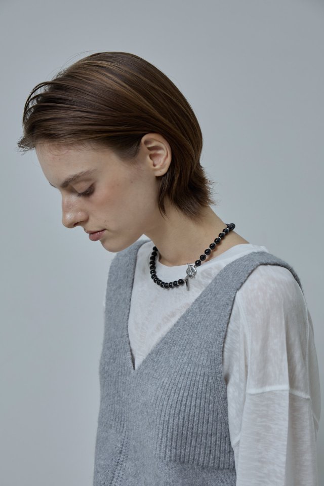 Better - Korean Women Fashion - #momslook - Combi Knit Vest - 11