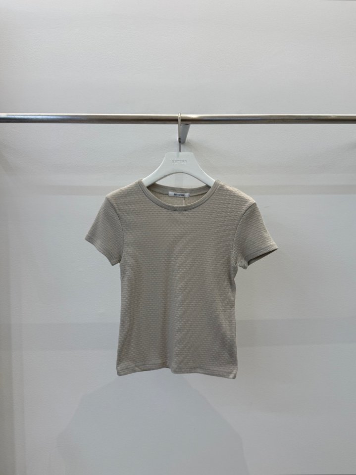 Better - Korean Women Fashion - #womensfashion - Pointel Tee - 4