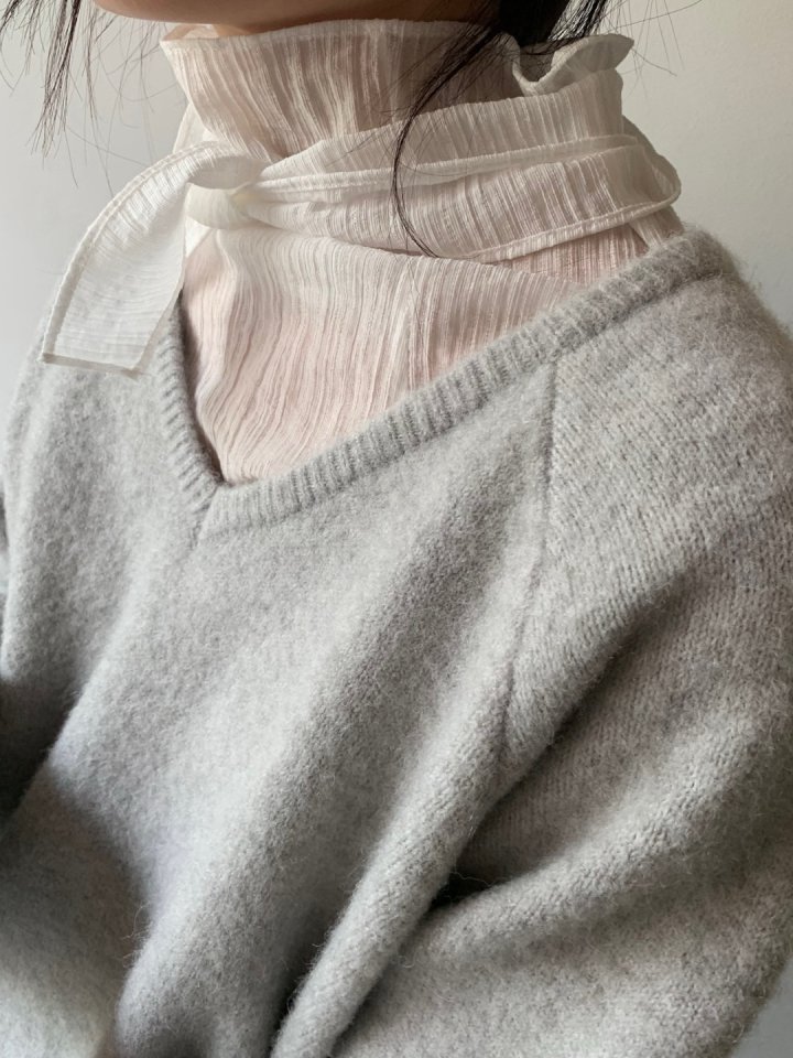 Better - Korean Women Fashion - #womensfashion - Port V-neck Knit Pullover - 4