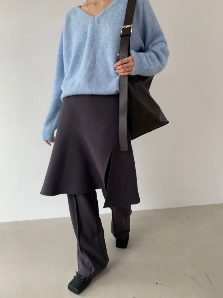 Better - Korean Women Fashion - #momslook - Port V-neck Knit Pullover - 11