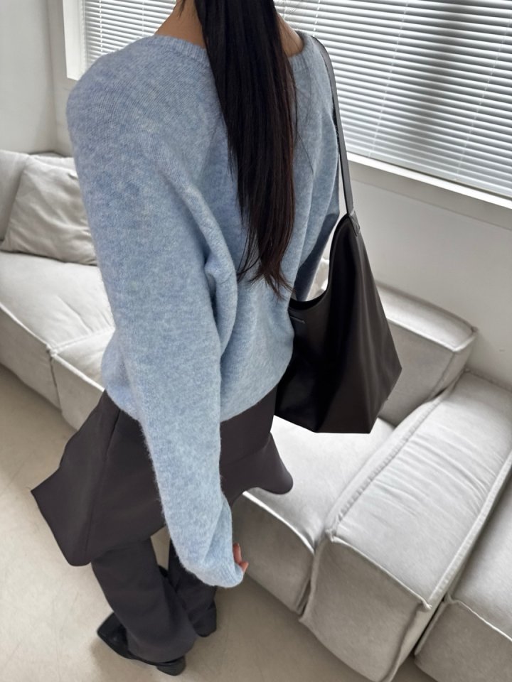 Better - Korean Women Fashion - #momslook - Port V-neck Knit Pullover - 5