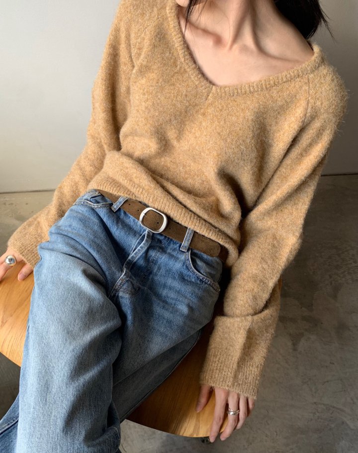 Better - Korean Women Fashion - #womensfashion - Port V-neck Knit Pullover - 4