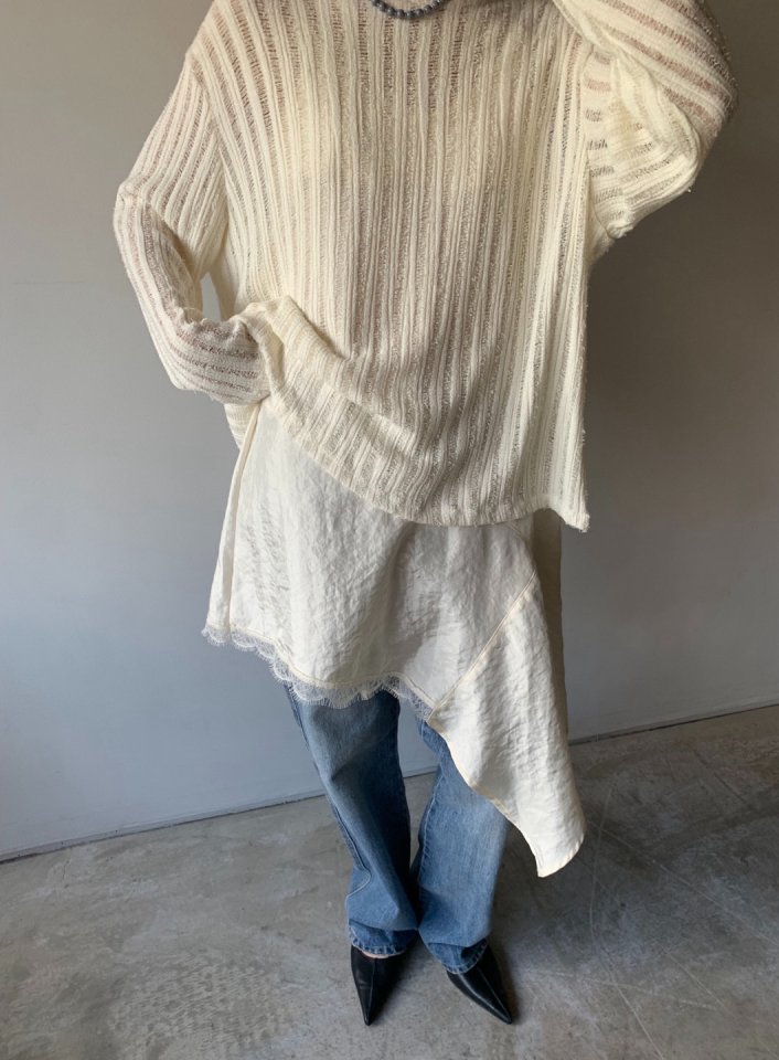 Better - Korean Women Fashion - #momslook - Beed Loose Tee - 10