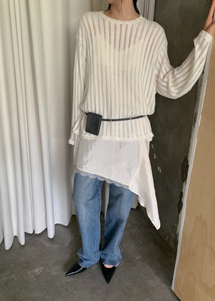 Better - Korean Women Fashion - #womensfashion - Beed Loose Tee - 4