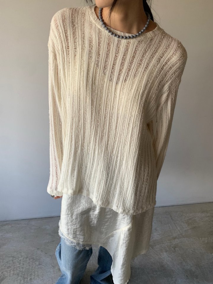 Better - Korean Women Fashion - #momslook - Beed Loose Tee - 8