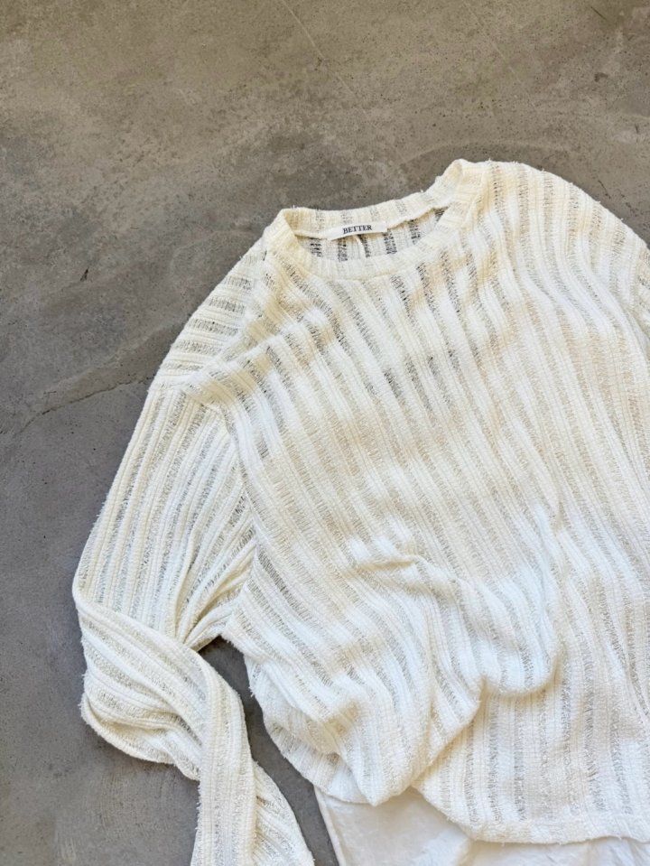 Better - Korean Women Fashion - #momslook - Beed Loose Tee - 3