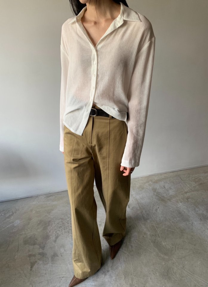 Better - Korean Women Fashion - #momslook - Flip Collar Blouse - 2