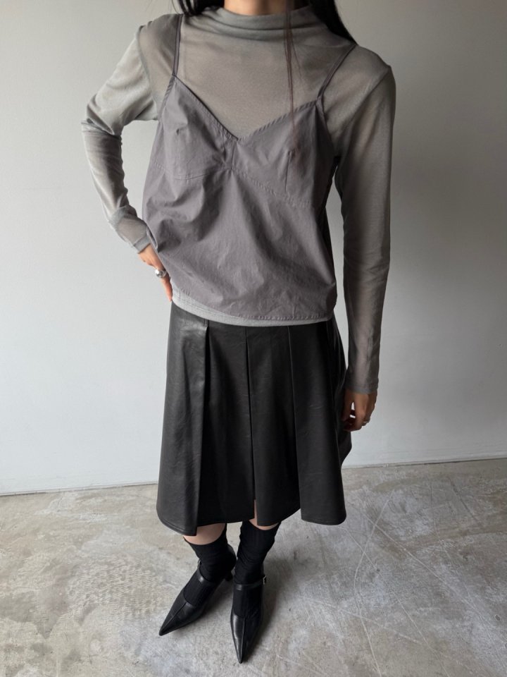 Better - Korean Women Fashion - #momslook - Riel Sleeveless Top Shirt Set - 11
