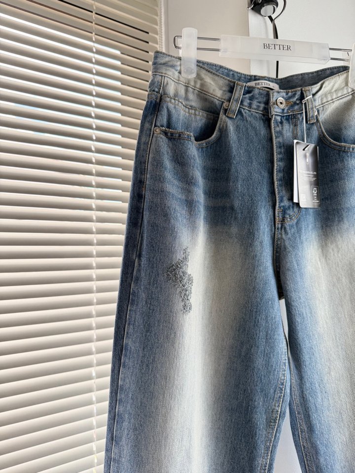 Better - Korean Women Fashion - #restrostyle - Pintuck Denim Pants - 2