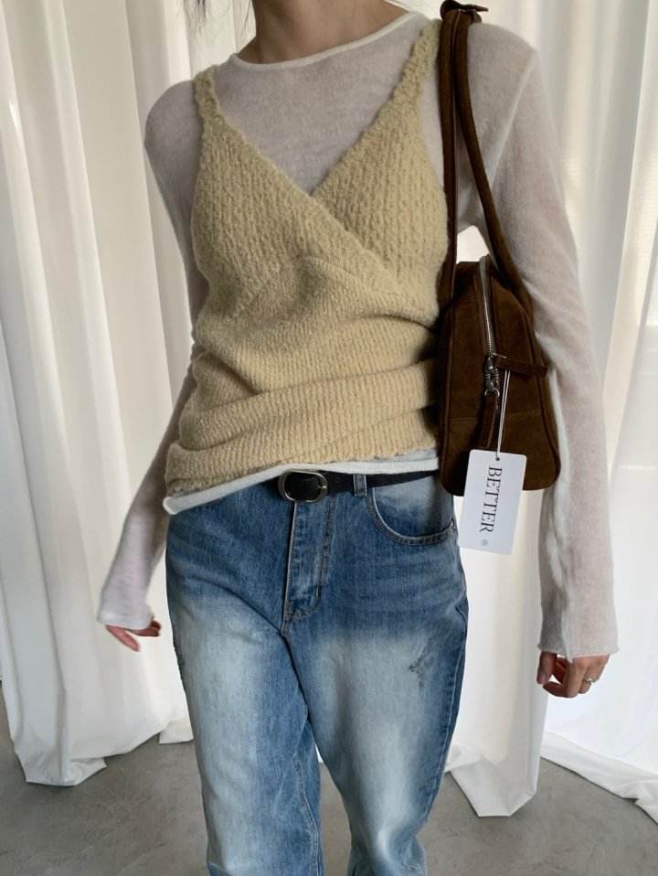 Better - Korean Women Fashion - #romanticstyle - Youth Knit Vest - 3