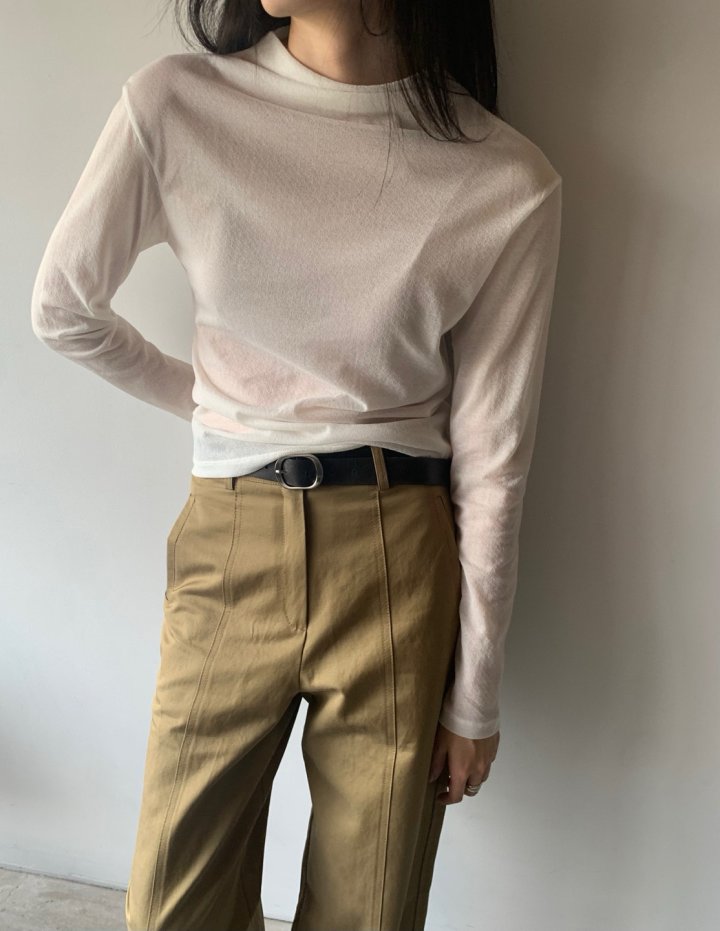 Better - Korean Women Fashion - #romanticstyle - Losh High Neck Tee