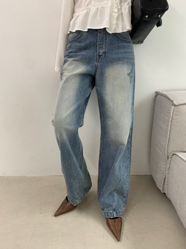 Better - Korean Women Fashion - #shopsmall - Pintuck Denim Pants - 5