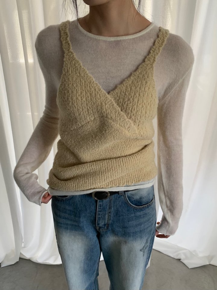 Better - Korean Women Fashion - #romanticstyle - Youth Knit Vest - 4