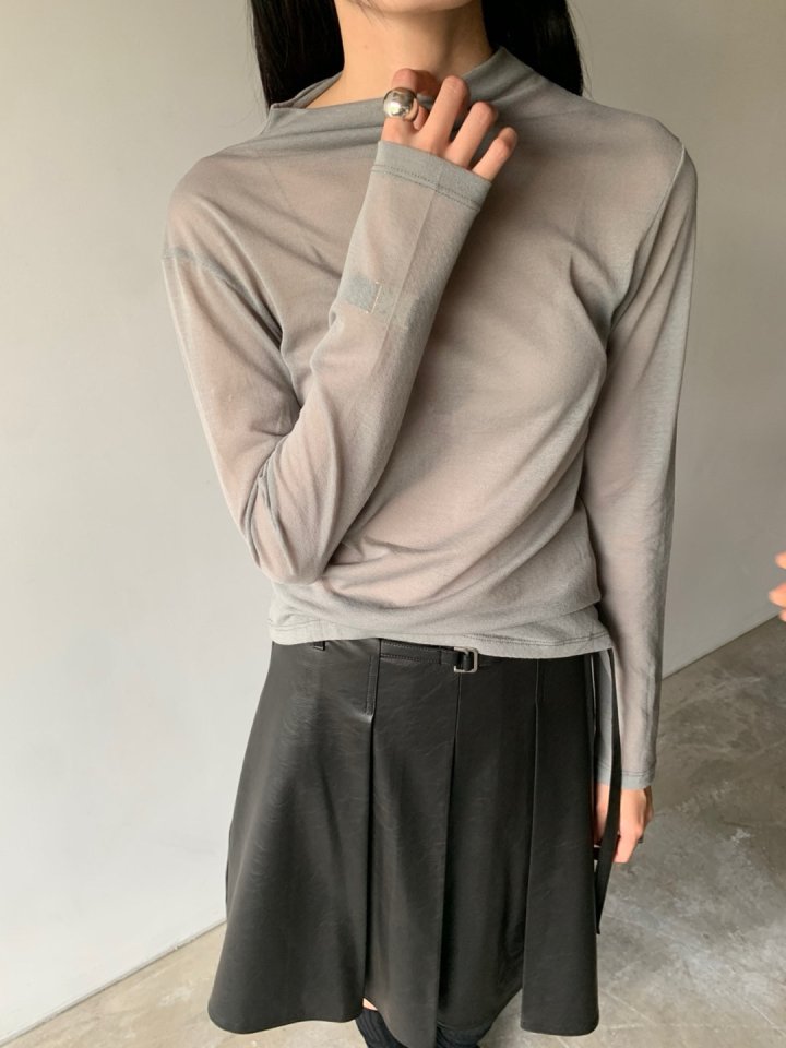Better - Korean Women Fashion - #shopsmall - Losh High Neck Tee