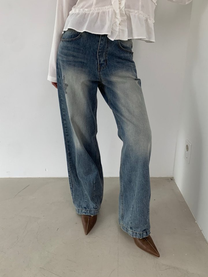 Better - Korean Women Fashion - #thatsdarling - Pintuck Denim Pants - 6