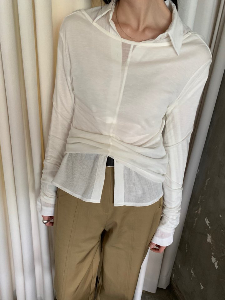 Better - Korean Women Fashion - #thelittlethings - Slim Long Slit Tee - 3