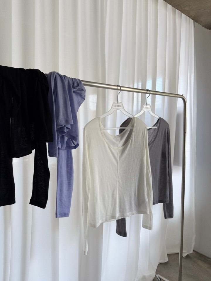 Better - Korean Women Fashion - #thelittlethings - Slim Long Slit Tee