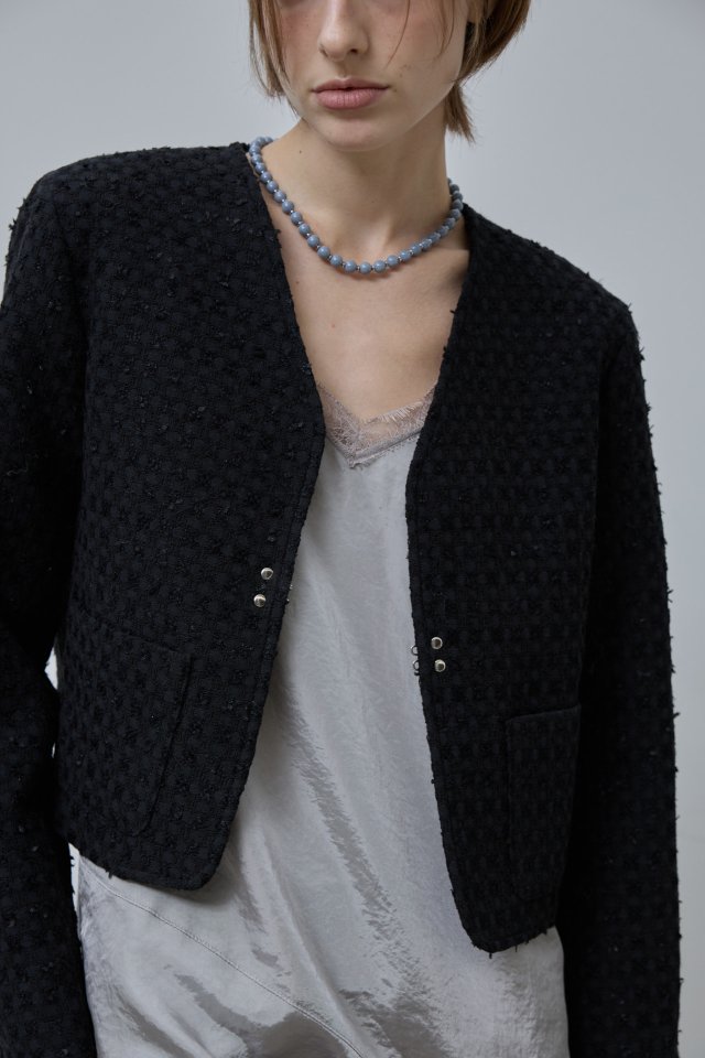 Better - Korean Women Fashion - #vintageinspired - Hera Tweed Jacket - 6