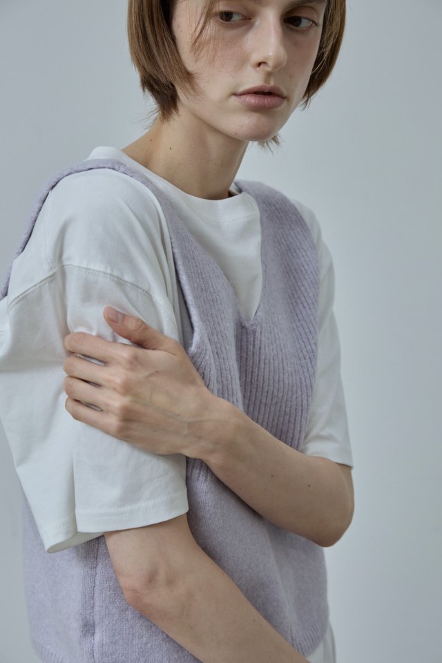 Better - Korean Women Fashion - #vintageinspired - Combi Knit Vest - 3