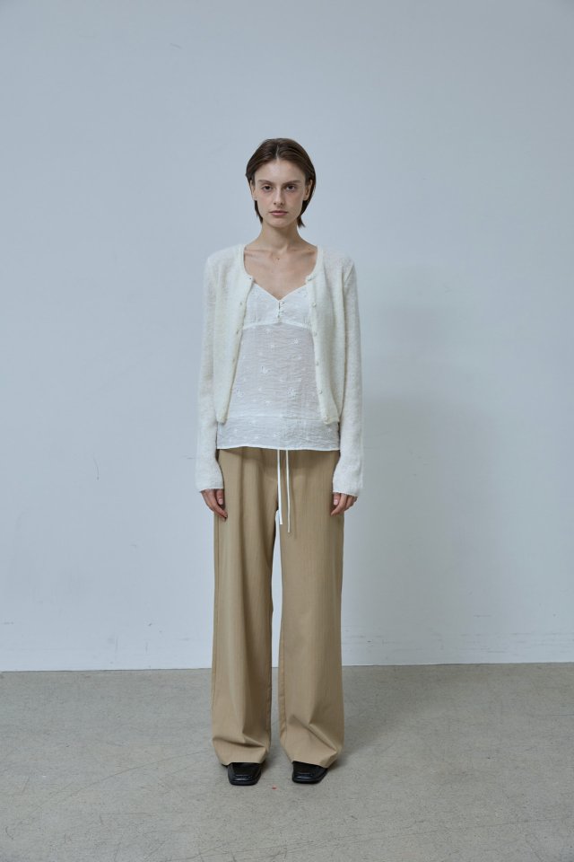 Better - Korean Women Fashion - #vintageinspired - Tug Banding Pants - 6