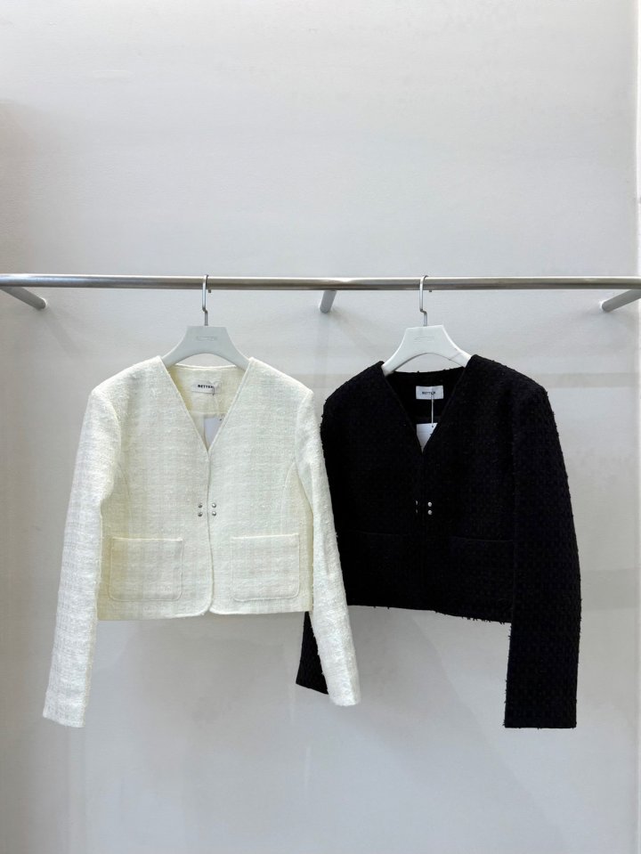 Better - Korean Women Fashion - #vintagekidsstyle - Hera Tweed Jacket - 5