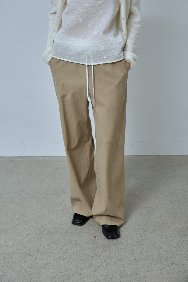 Better - Korean Women Fashion - #vintagekidsstyle - Tug Banding Pants - 7