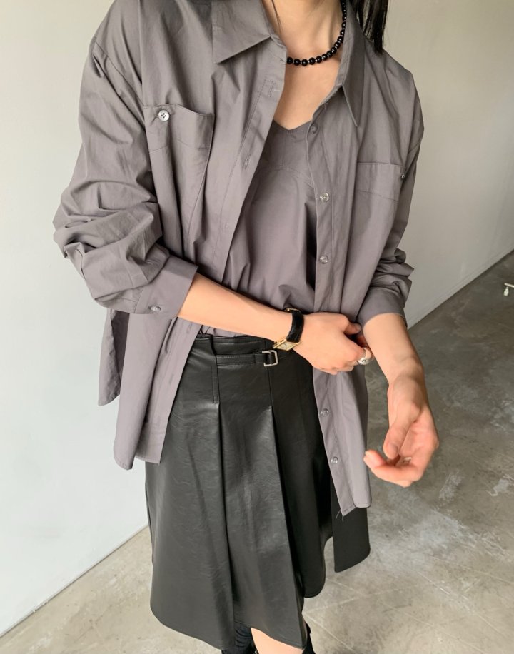 Better - Korean Women Fashion - #vintageinspired - Riel Sleeveless Top Shirt Set - 4