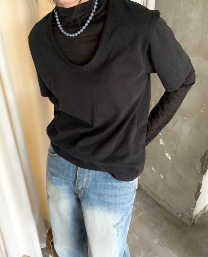 Better - Korean Women Fashion - #womensfashion - Losh High Neck Tee - 10