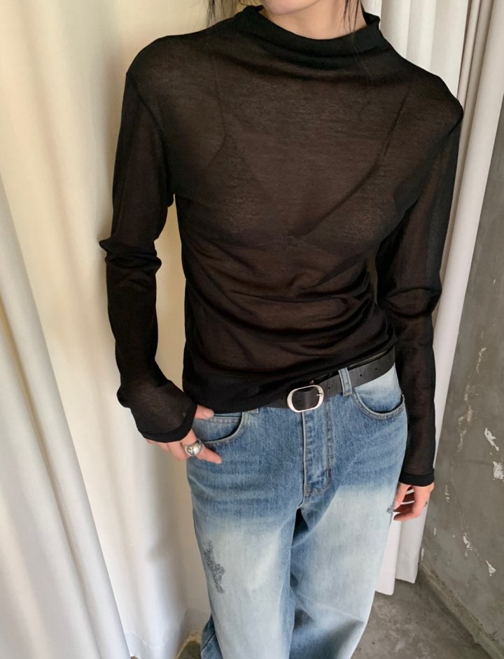 Better - Korean Women Fashion - #momslook - Losh High Neck Tee - 4