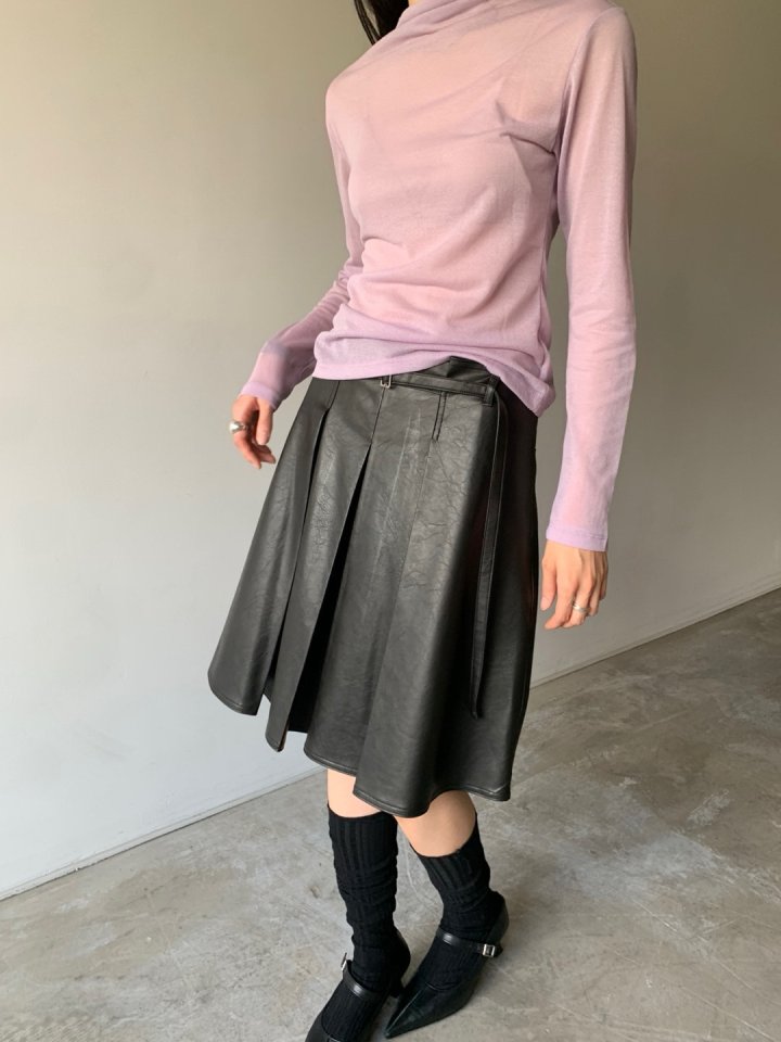Better - Korean Women Fashion - #womensfashion - Losh High Neck Tee - 5