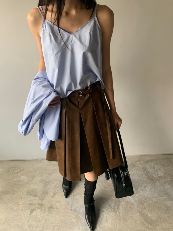 Better - Korean Women Fashion - #womensfashion - Bella Leather Skirt - 9