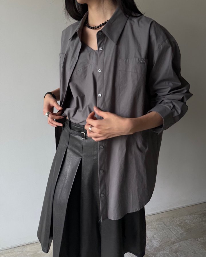 Better - Korean Women Fashion - #womensfashion - Bella Leather Skirt - 6