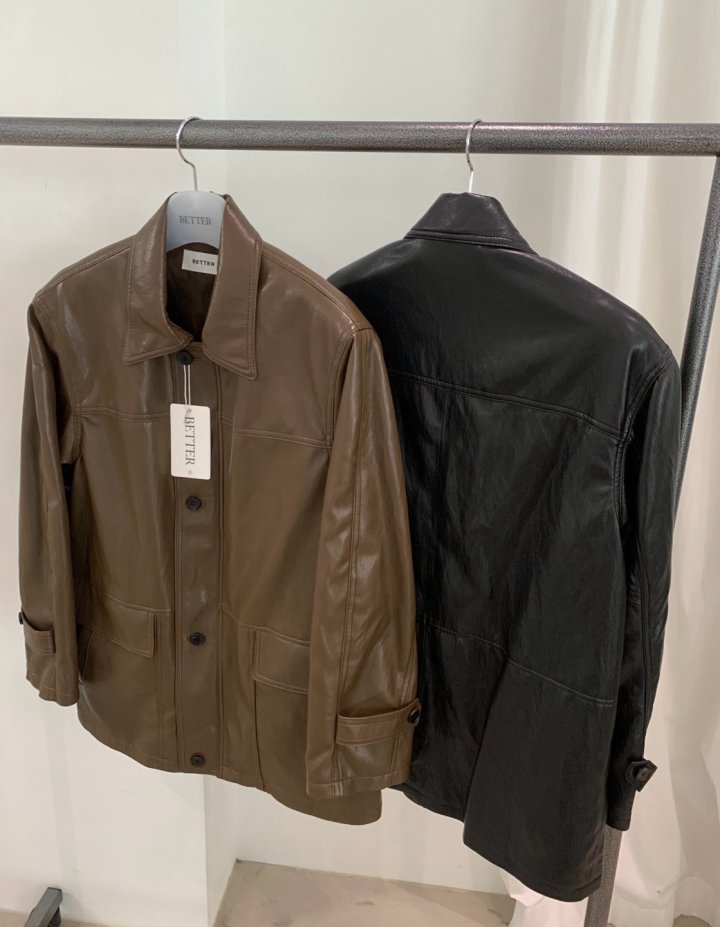Better - Korean Women Fashion - #womensfashion - Lenno Leather Jacket - 3