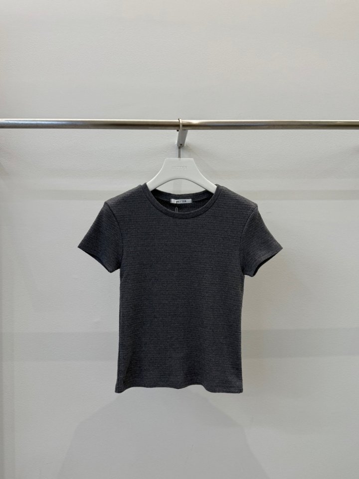 Better - Korean Women Fashion - #womensfashion - Pointel Tee - 3