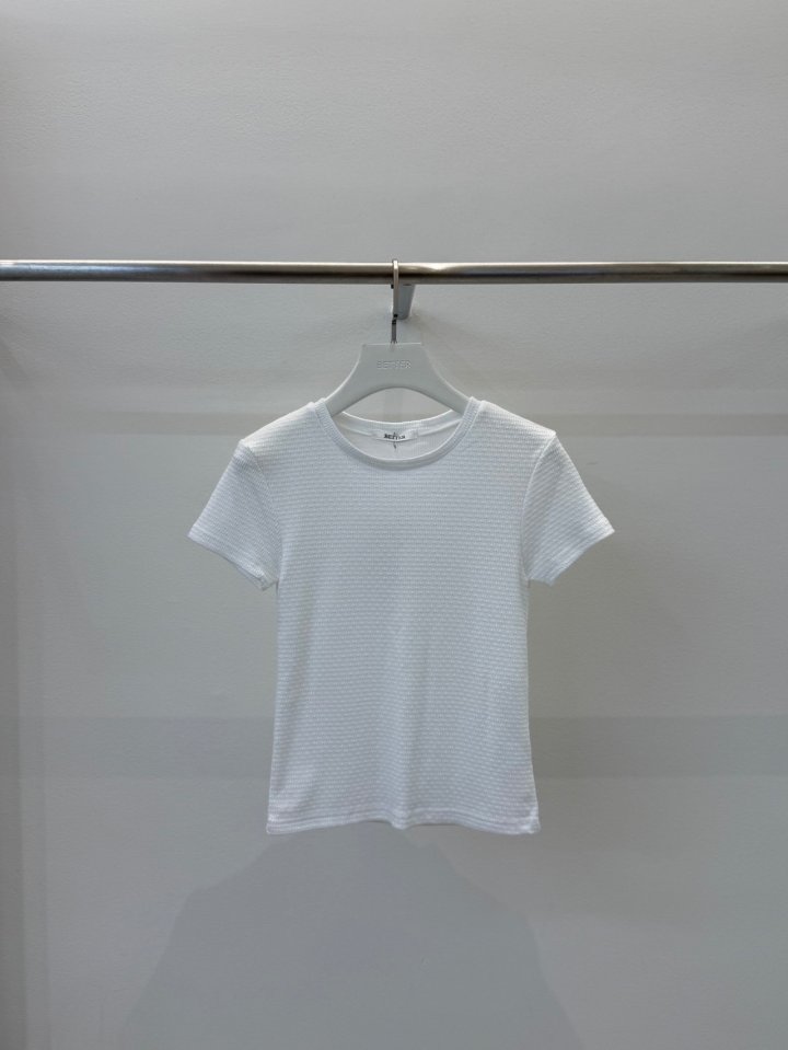 Better - Korean Women Fashion - #womensfashion - Pointel Tee - 5