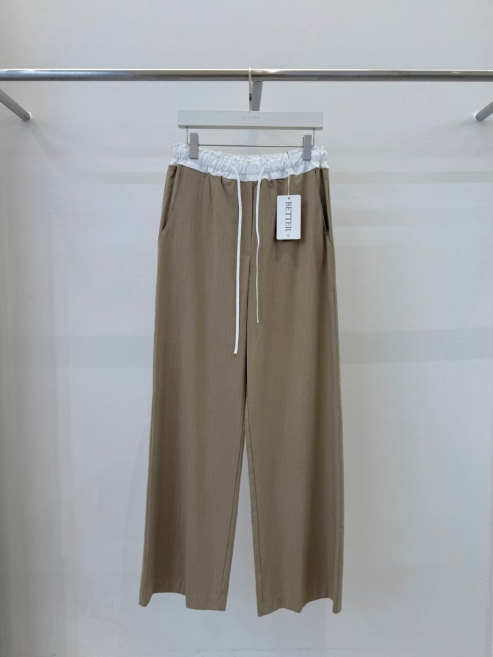 Better - Korean Women Fashion - #womensfashion - Tug Banding Pants - 3