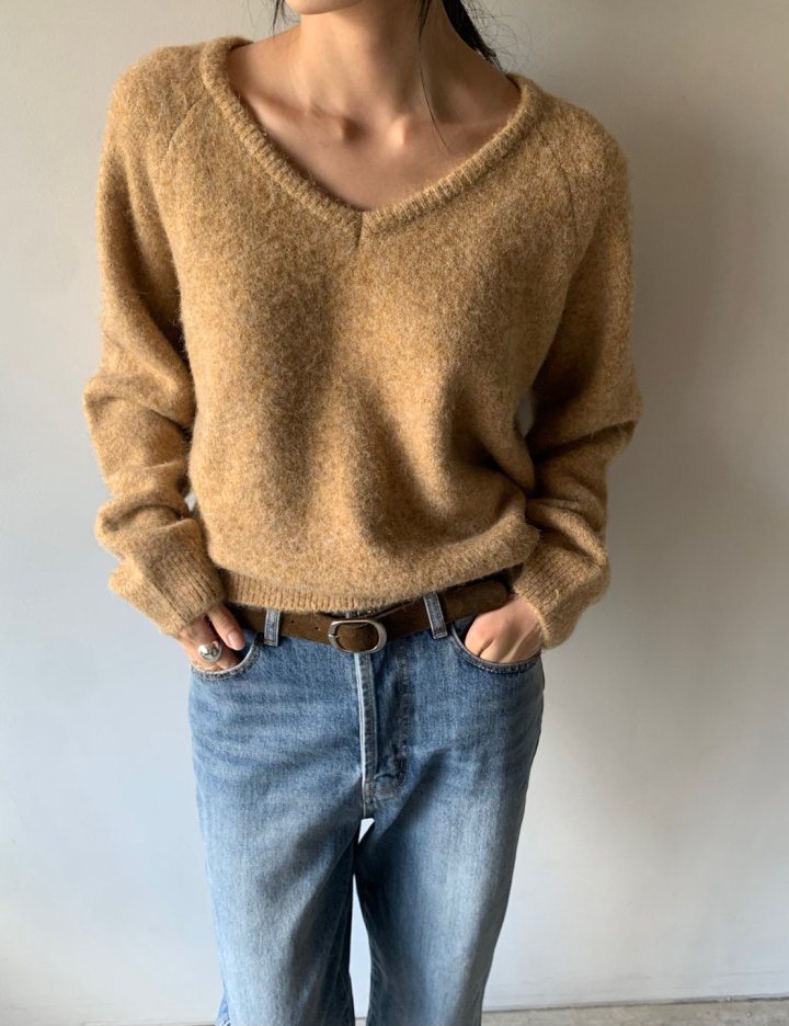 Better - Korean Women Fashion - #womensfashion - Port V-neck Knit Pullover