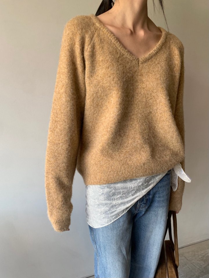 Better - Korean Women Fashion - #womensfashion - Port V-neck Knit Pullover - 9