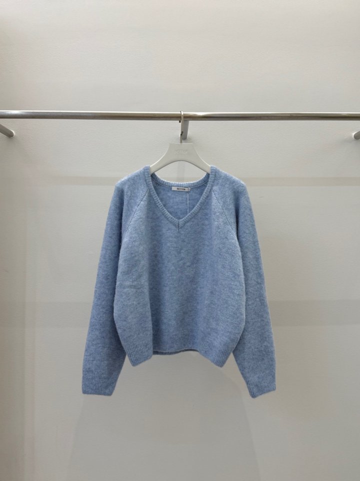 Better - Korean Women Fashion - #womensfashion - Port V-neck Knit Pullover - 2