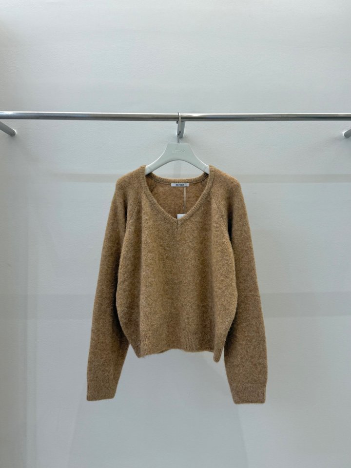 Better - Korean Women Fashion - #momslook - Port V-neck Knit Pullover - 4
