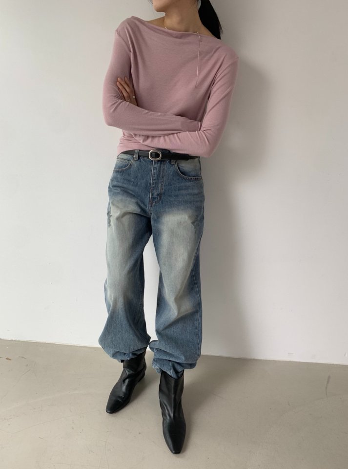 Better - Korean Women Fashion - #womensfashion - Pintuck Denim Pants - 11