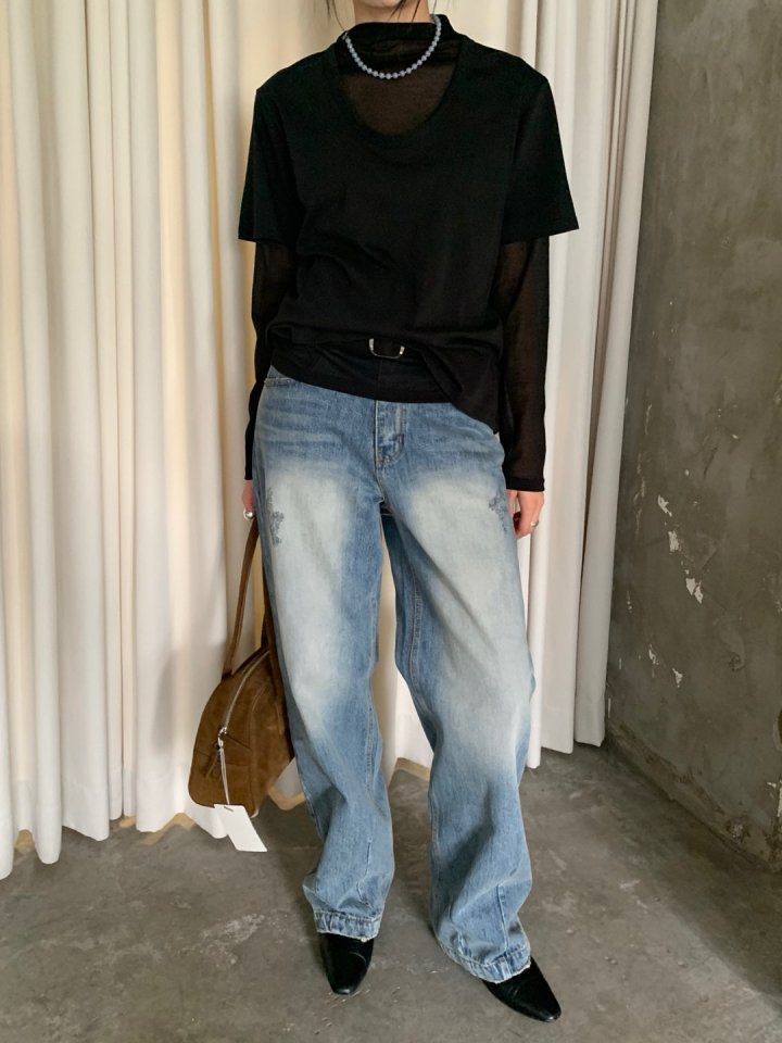Better - Korean Women Fashion - #womensfashion - Pintuck Denim Pants - 9