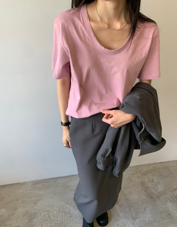 Better - Korean Women Fashion - #womensfashion - Nouvo U-neck Tee